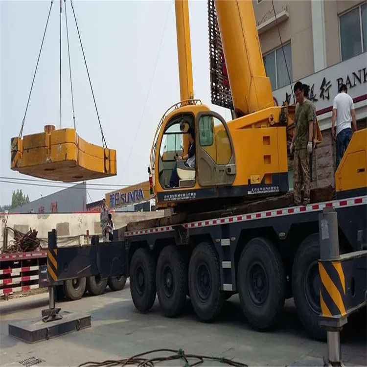 榕城当地吊车出租|机器吊装|75吨|工厂搬迁服务